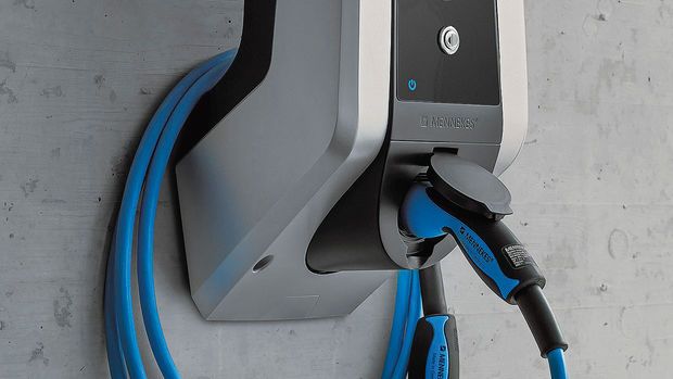 Wallbox mit Ladekabel